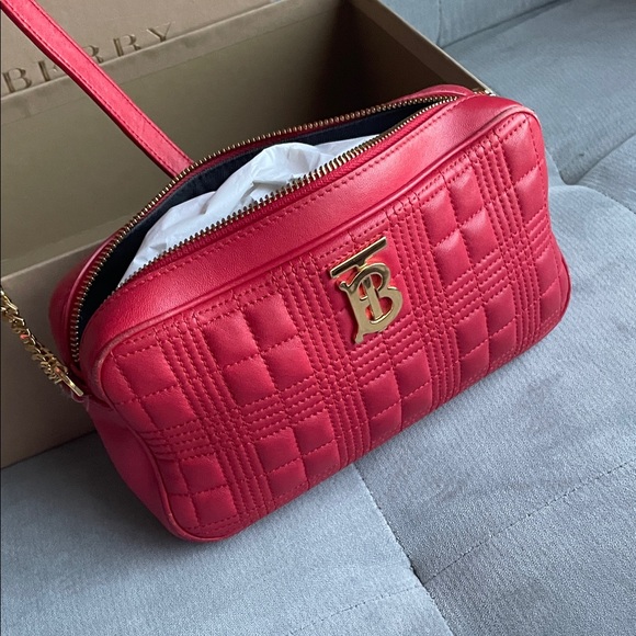 Burberry Lambskin Quilted Shoulder Bag - Picture 2 of 9